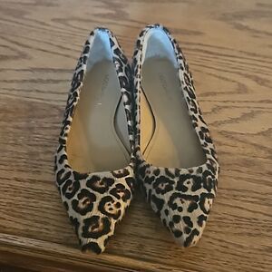 Ugg Vero Cuoio Leopard Ballet Flats Womens Size 7.5 -  Made in Italy